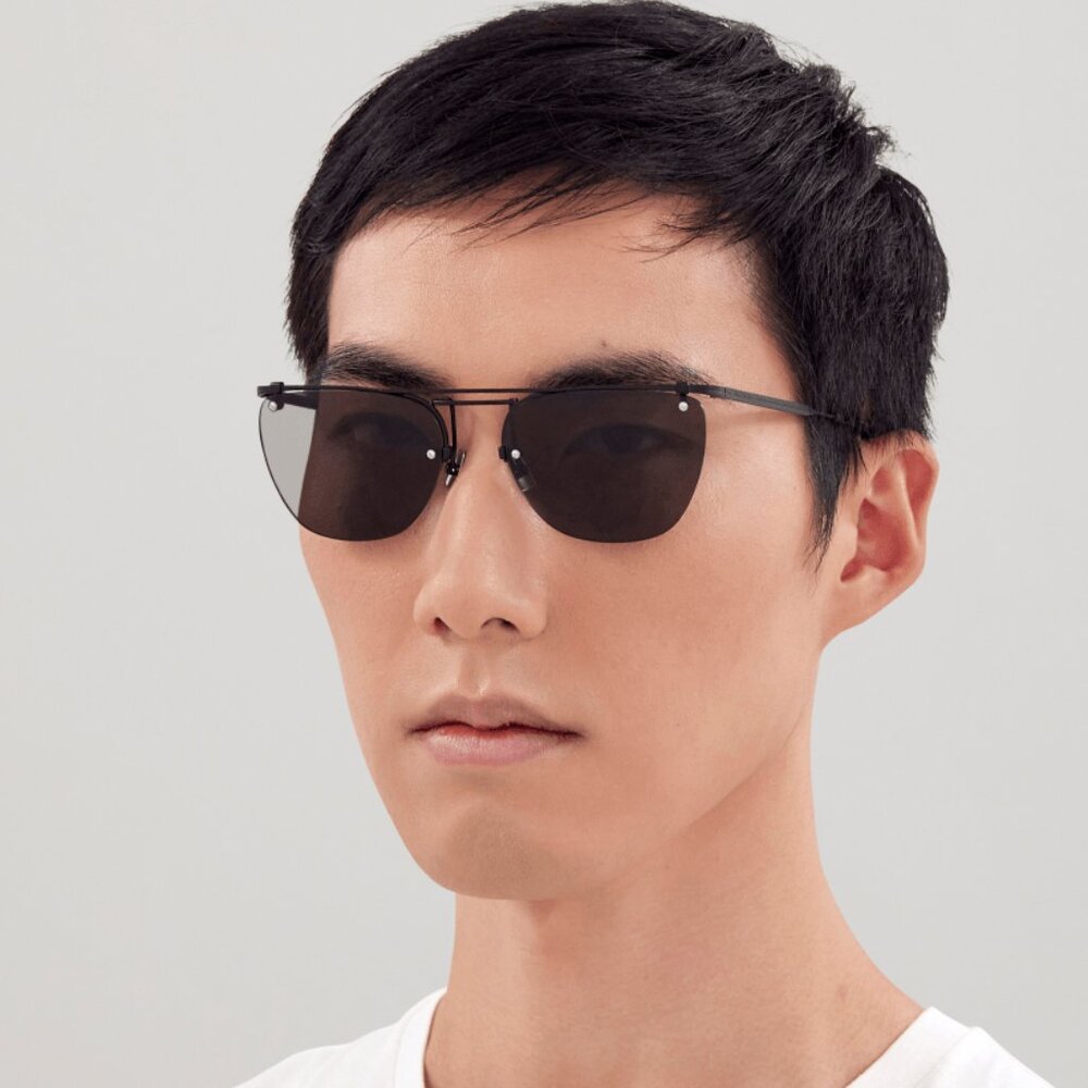 NEW SAINT LAURENT SL600 001 BLACK UNISEX SUNGLASSES SAINT LAURENT SL600 001